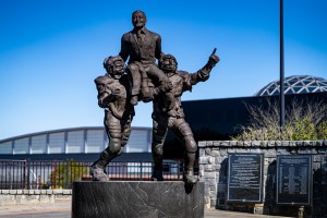 Vince Dooley Statue University of Georgia   Athens GA 07164